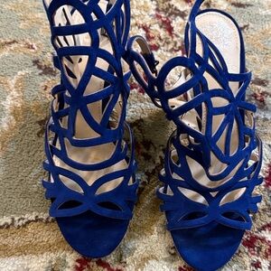Vince Camuto Blue Strappy Heels